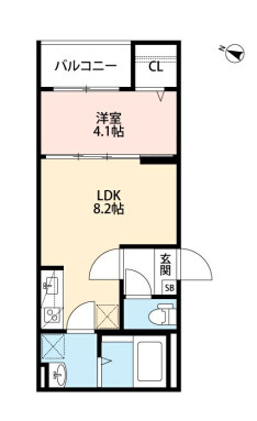 【間取り】 | ルアナ新神戸