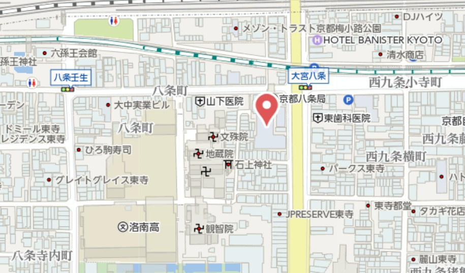 エフ・ステージ京都駅レジデンス　3階の地図