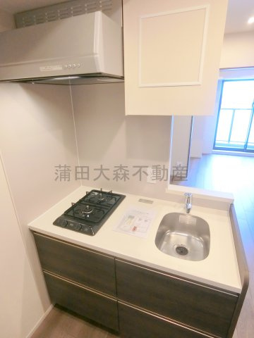 ザ・パークハビオ大森町のキッチン|2口ガスシステムキッチン　カウンターキッチン