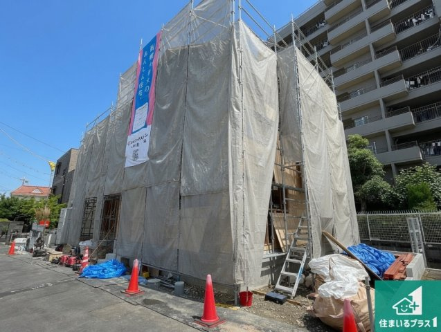 尼崎市西昆陽　第2期　新築一戸建ての外観|現在の進捗状況です！順調に作業進行中、完成が待ち遠しいです！詳細の間取り等、お気軽にお問い合わせください！