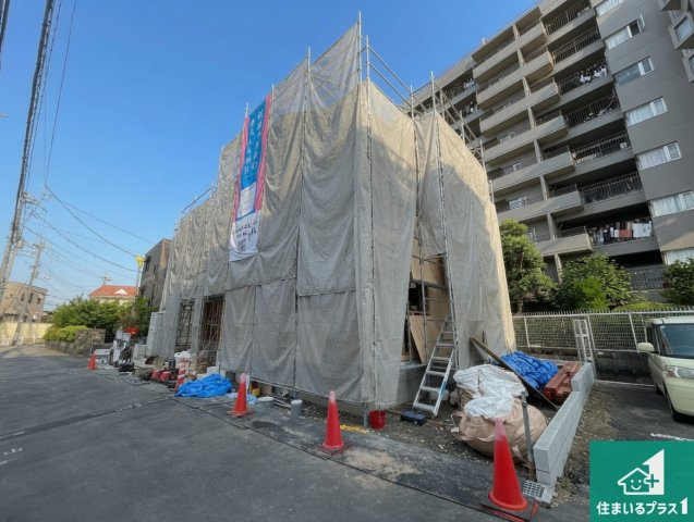 尼崎市西昆陽　第2期　新築一戸建ての外観|現在建築中！落ち着いた街並みで新生活を始めることが出来そう！周辺の物件も併せてご紹介させて頂きます！