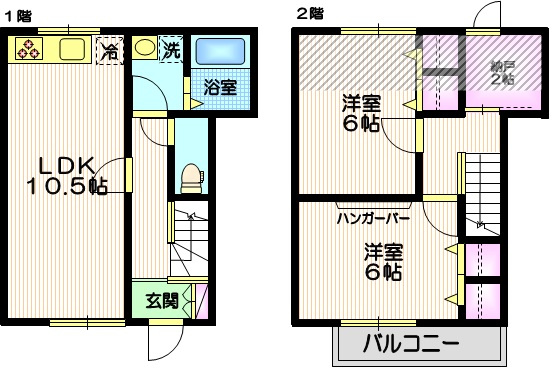ハイネス等々力の間取り