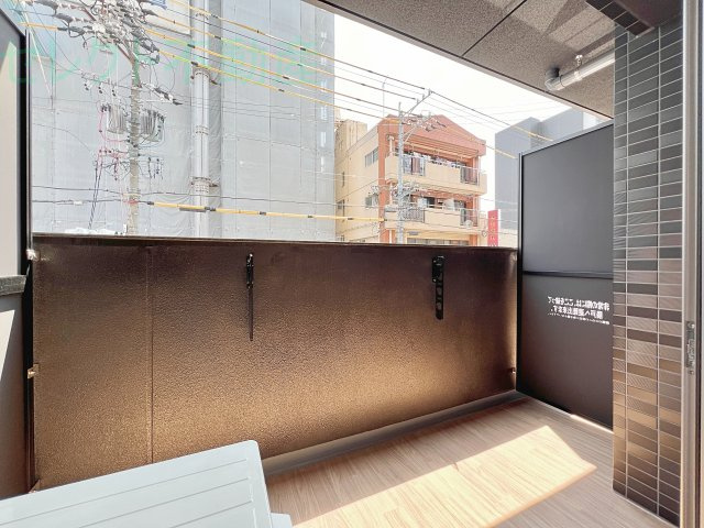 プレサンス太閤通ファシールのバルコニー