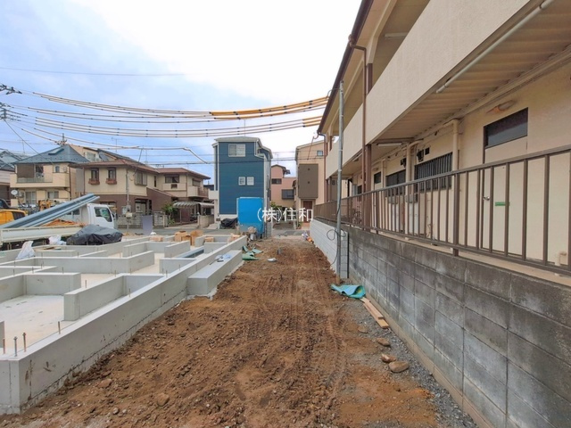 【新築分譲住宅】富士見市上沢1丁目の前面道路含む現地写真