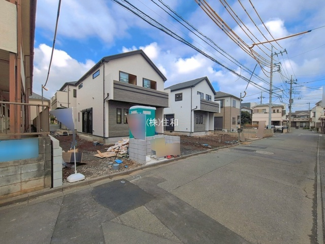 【新築分譲住宅】富士見市上沢1丁目の前面道路含む現地写真