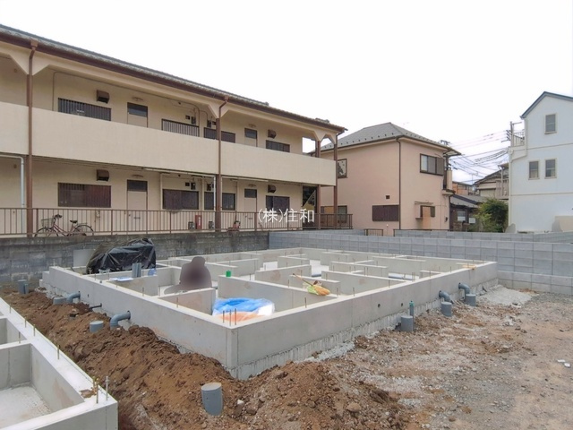 【新築分譲住宅】富士見市上沢1丁目の前面道路含む現地写真