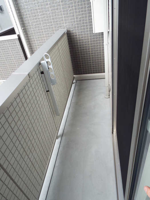 D-roomCⅢのバルコニー