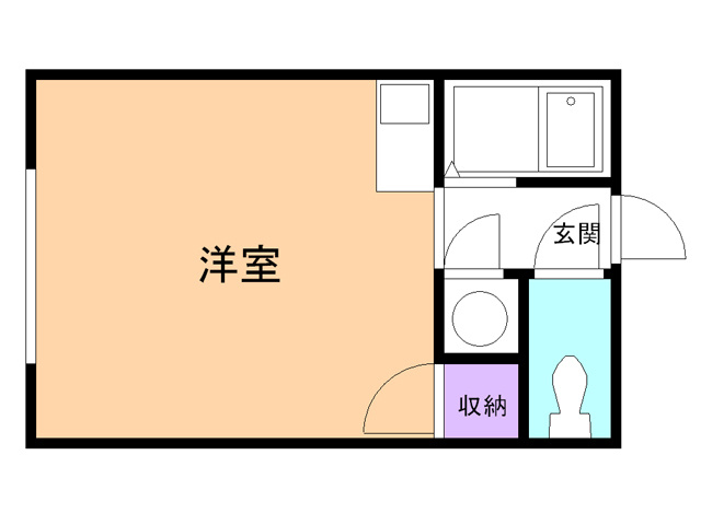 太陽マンションの間取り