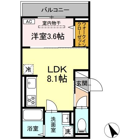 D Paina 鷺沼の間取り