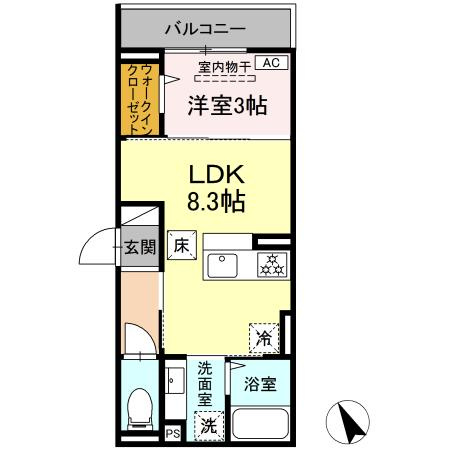 D Paina 鷺沼の間取り