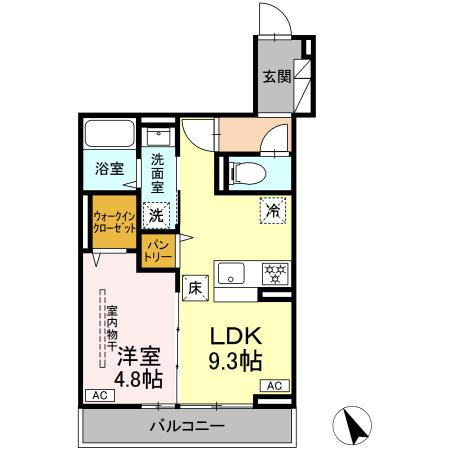 D Paina 鷺沼の間取り