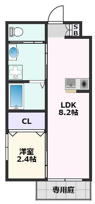 【間取り】 | リアコート関大前Ⅱ