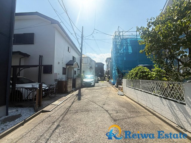 新築戸建　茅ヶ崎市緑が浜の前面道路含む現地写真