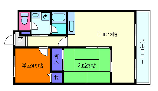 エレガンテ本山の間取り