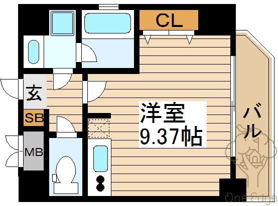 クレグラン北梅田の間取り