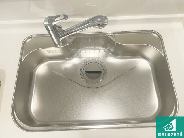 ■摂津市鳥飼西　第4期　新築一戸建ての設備|広々としたシンクで食器洗いも楽々！