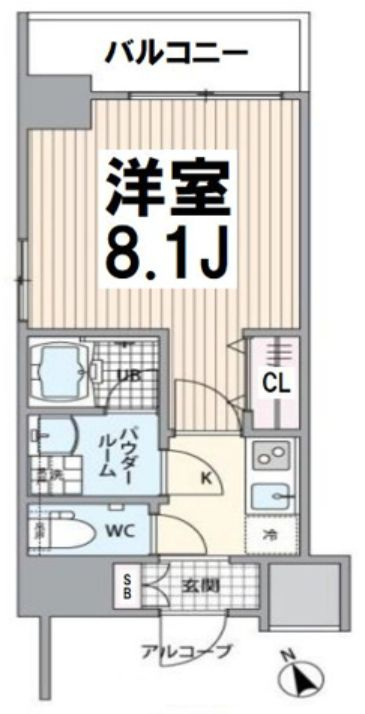 オーキッドレジデンス船橋本町の間取り