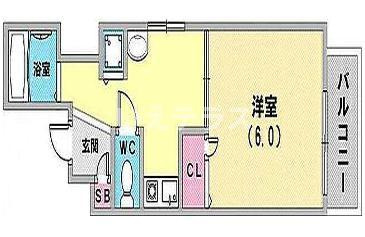 プレサンス神戸駅前の間取り