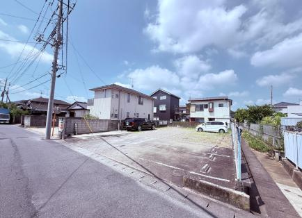【外観】 | 水戸市朝日町　売地　90坪 | 前面道路が広く、車の出し入れしやすい！