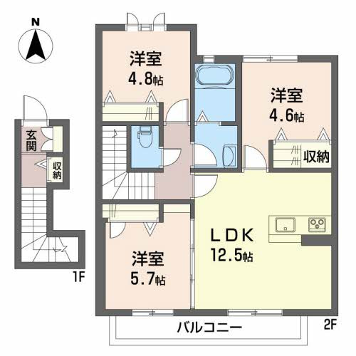 シャーメゾン ラ・フレーズの間取り