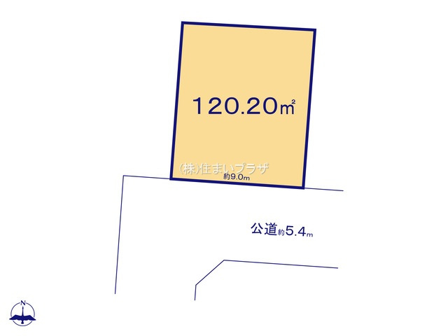 一宮市三条字小辰己1-11の土地の土地図