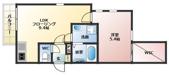 アベニール津福本町の間取り