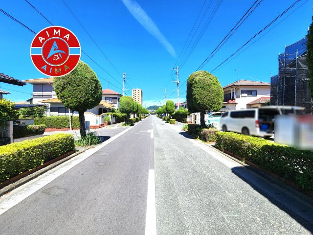 福津市若木台1丁目第6-1棟（1号棟）　の前面道路含む現地写真|前面道路です。