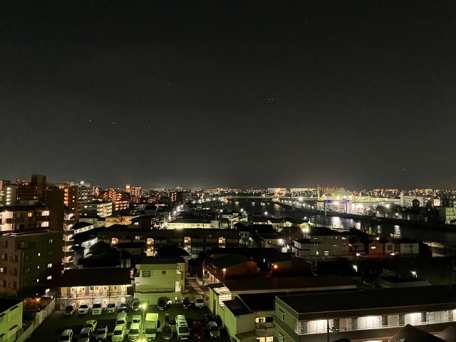 夜景もきれいです。