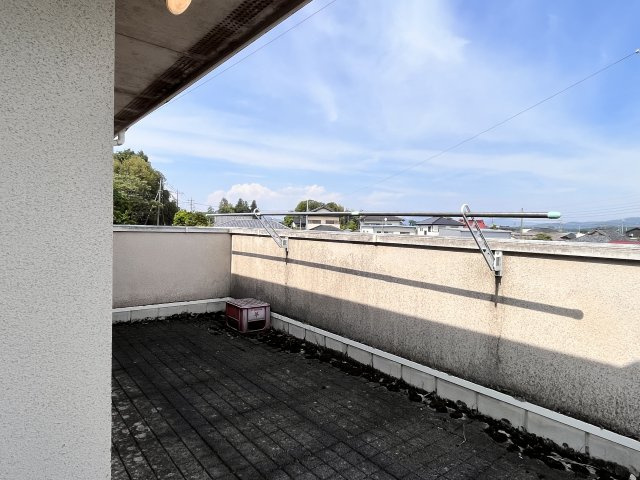 筑西市知行・中古戸建のバルコニー