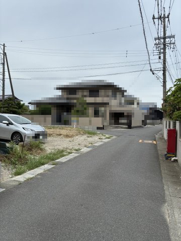 鈴鹿市若松西 第7 新築戸建の前面道路含む現地写真