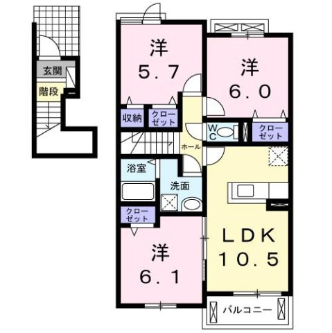 ナイトＢの間取り