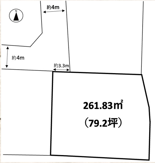 【土地図】 | 寄居町末野　売地　全1区画　　