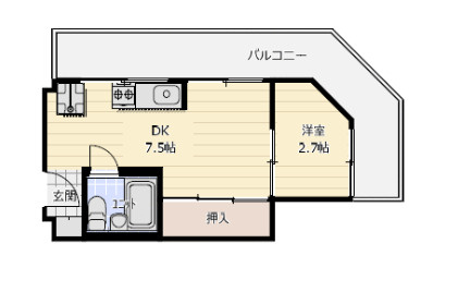 ペシュ七番館の間取り