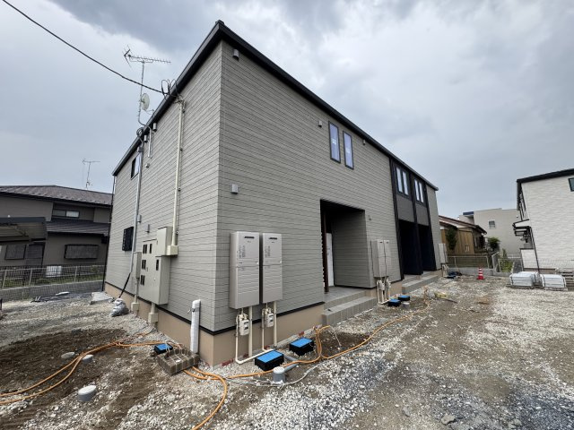 ベルウッド八街Ⅴの外観|工事現場