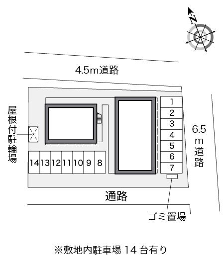 レオパレスＲＩＶＥＲの区画図|静岡　島田　横井　向島町　家具　家電　社宅　マンスリー