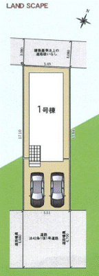 【区画図】 | クレイドルガーデン八尾市二俣第１ | 区画図