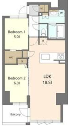 S-RESIDENCE谷町六丁目aloの間取り