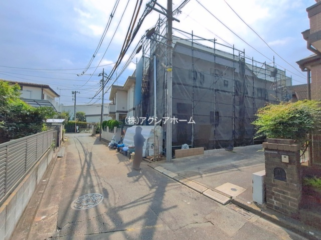 所沢市緑町4丁目・全1棟　新築一戸建　の前面道路含む現地写真|2026年7月16日撮影
