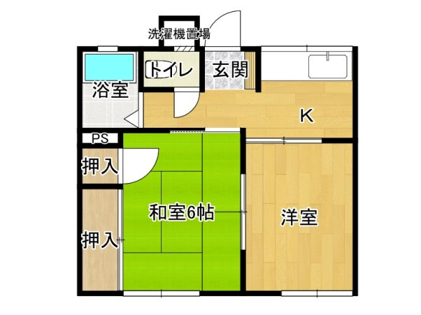 【間取り】 | コーポ東浦