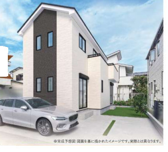藤沢市大鋸　新築戸建　全1棟の外観パース