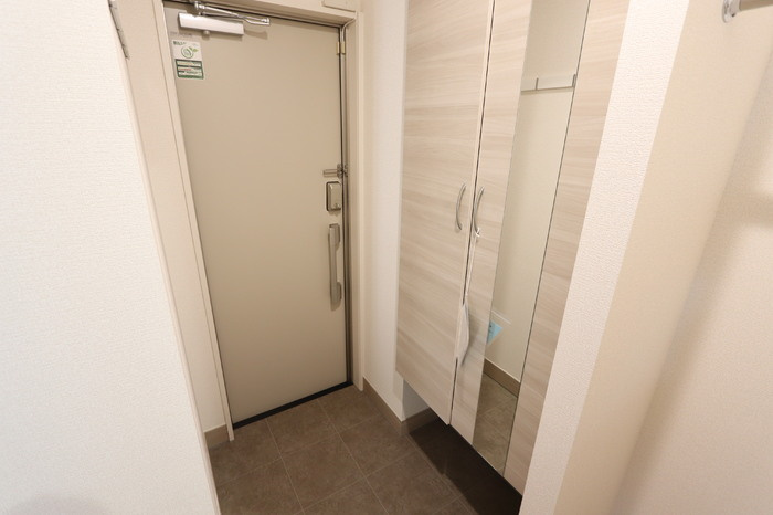 サントピア新涯Ⅱの玄関