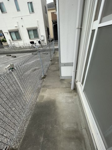 ドミール笹目Bのバルコニー