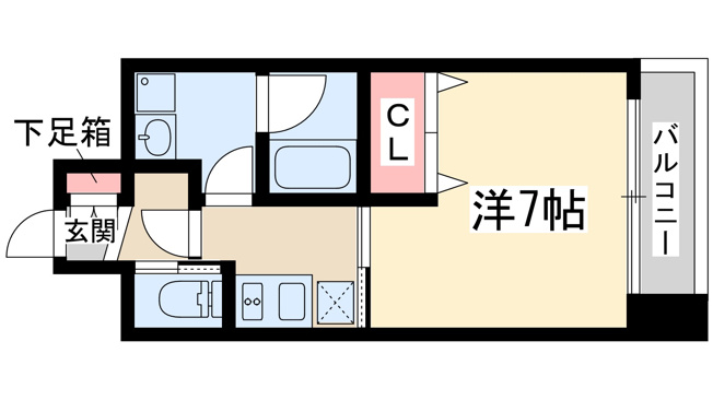 【間取り】 | アーバンフラッツ西中島