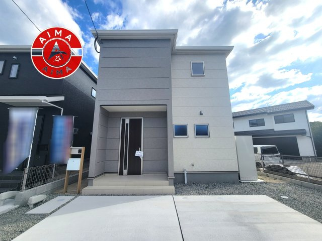 那珂川市山田第1-2棟（1号棟）の外観|きれいな外観です。