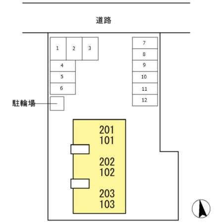 サン・ジュリアンの区画図
