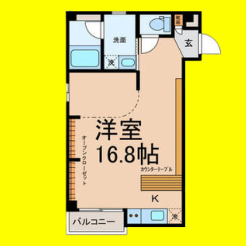 ブローバルコート名西　名古屋市賃貸　仲介手数料無料の間取り