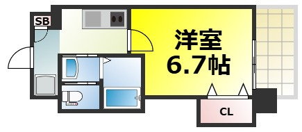 【間取り】 | Luxeドーム前Ⅰ 仲介手数料無料