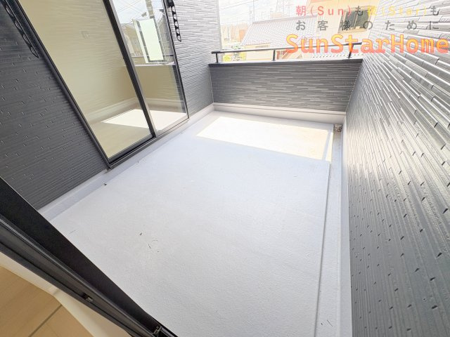 【サンスターホーム】青梅市今寺2丁目　新築12号棟のバルコニー