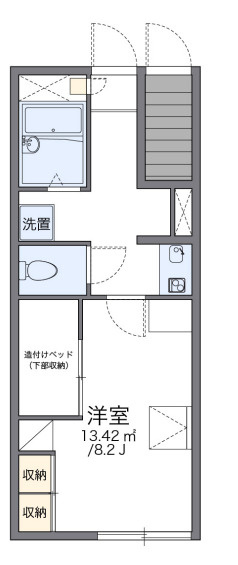 レオパレス蓬莱の間取り|静岡　島田　横井　向島町　家具　家電　社宅　マンスリー