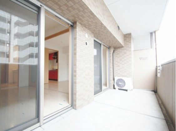 福岡市博多区竹下２丁目の賃貸マンションのバルコニー
